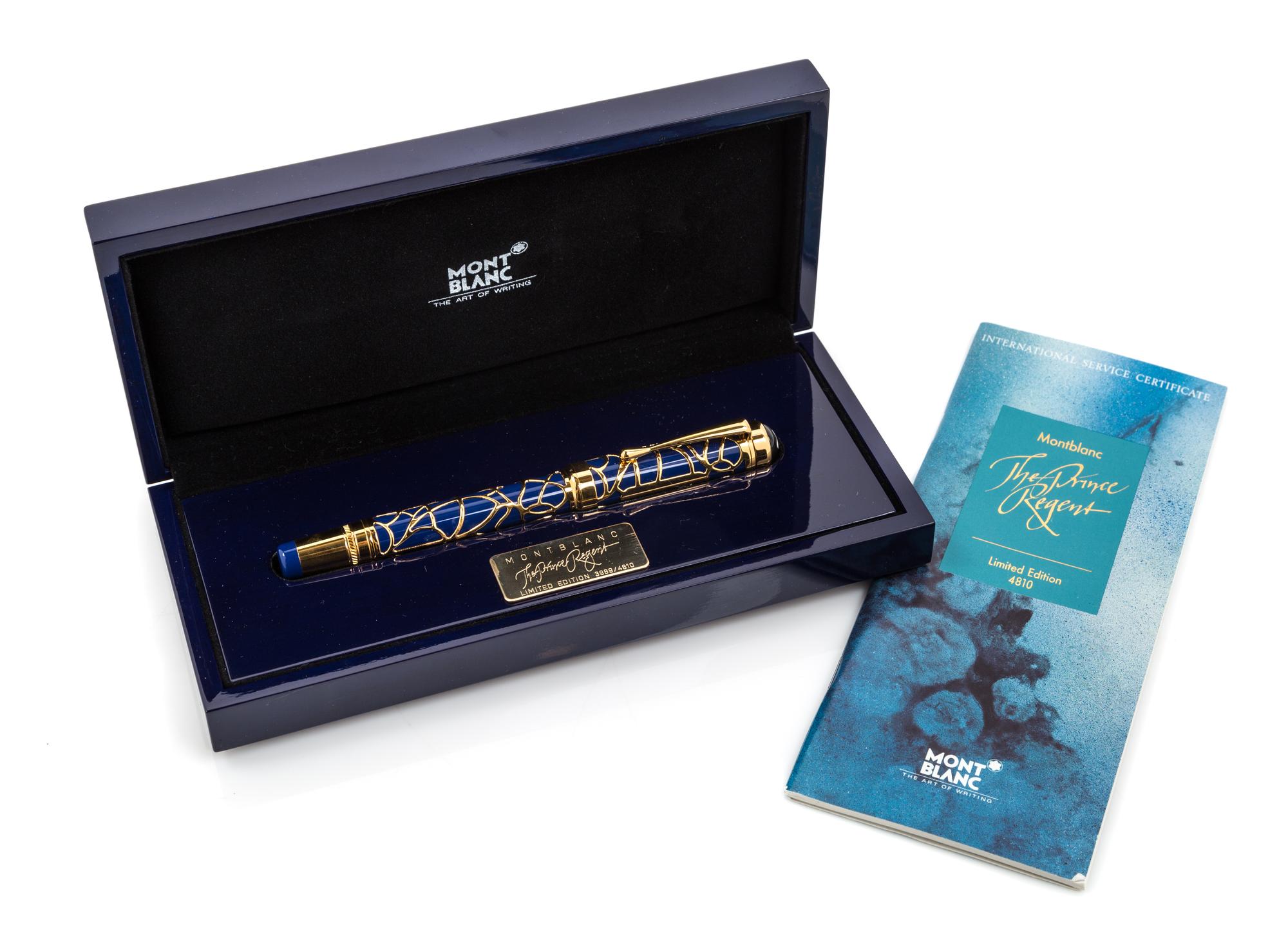 A Montblanc The Prince Regent Limited Edition Fountain Pen