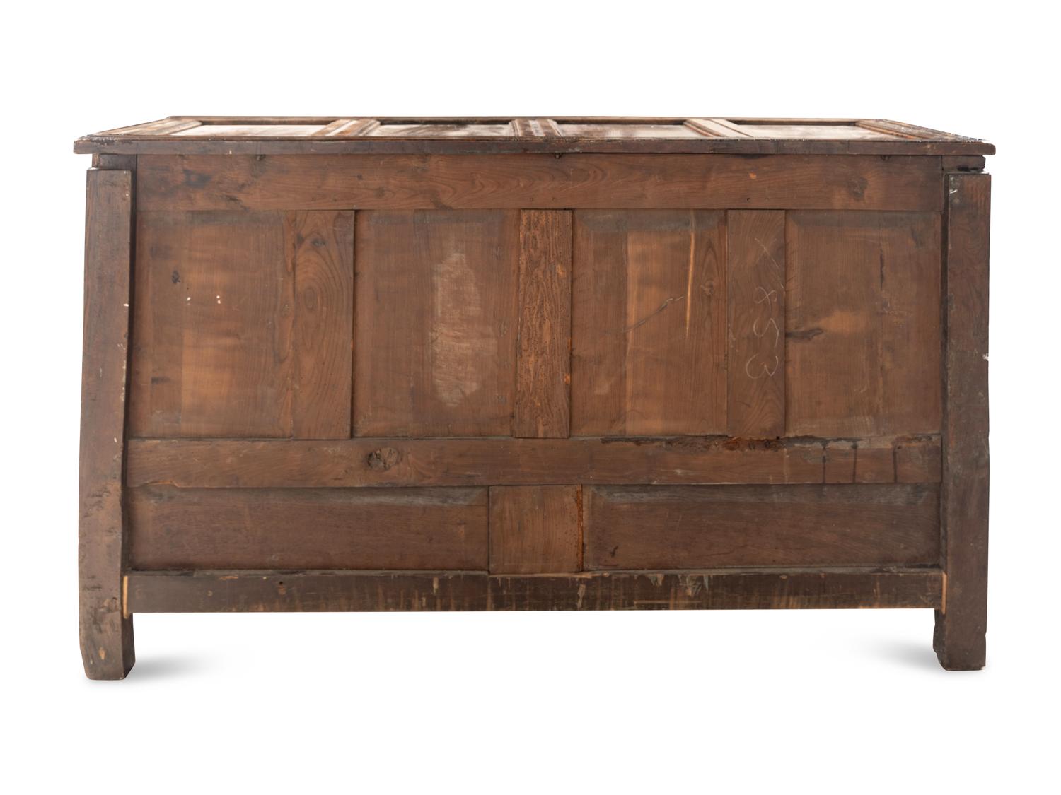 A Charles II Carved Oak Coffer