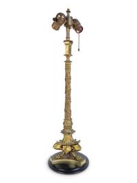 A French Etruscan Style Bronze Candlestick — 19TH CENTURY