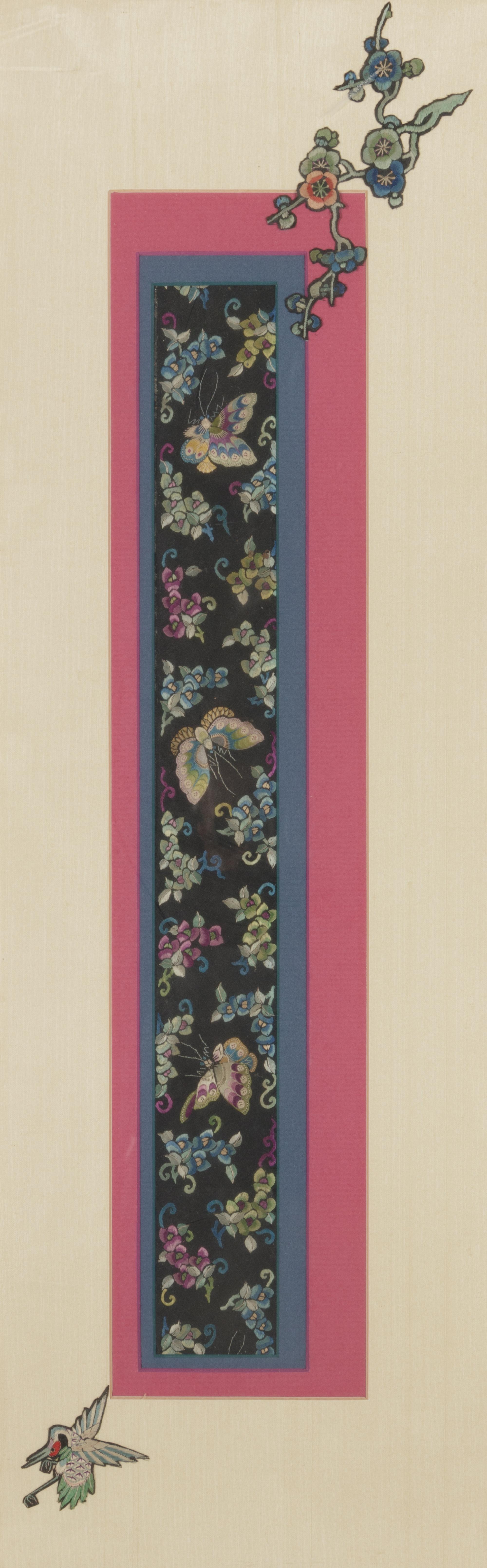 10 Chinese Embroidered and Woven Silk Articles
