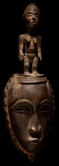 Three Yaure Wood Masks