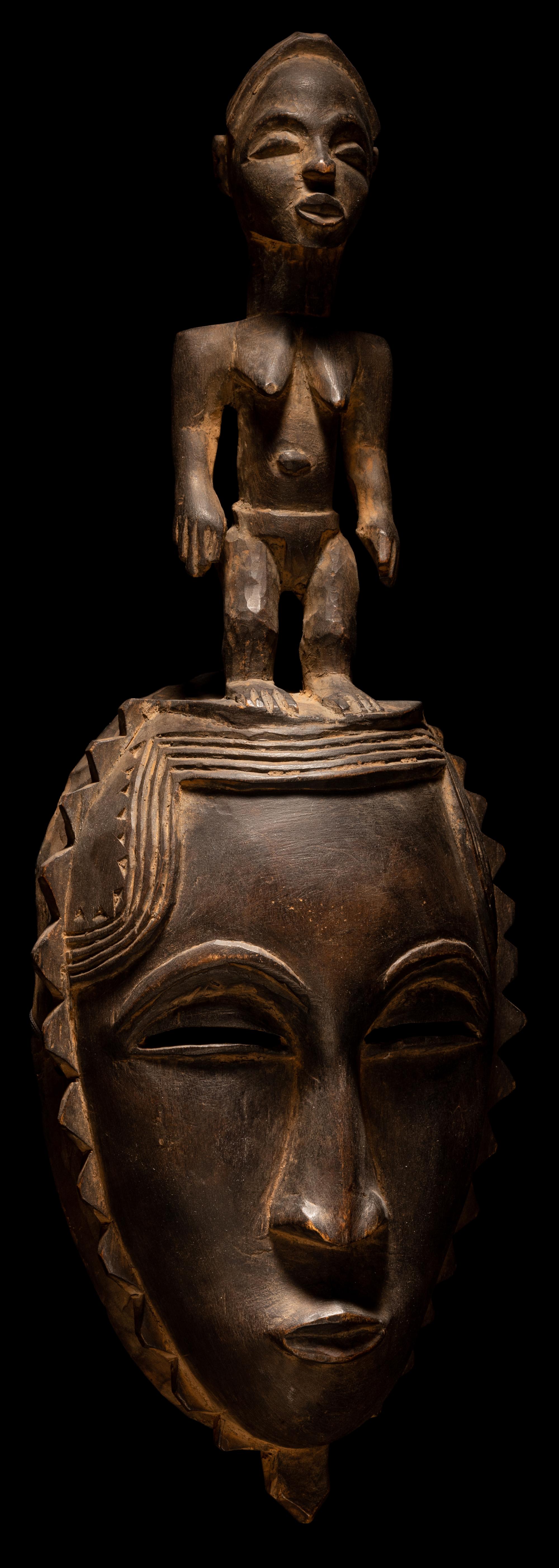 Three Yaure Wood Masks