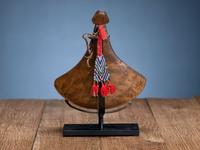 Western Great Lakes Maple Ladle, with Turtle Effigy