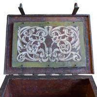 A Wrought Iron Safe Box 35" W x 25" D x 24" H — Italy, 18th Century