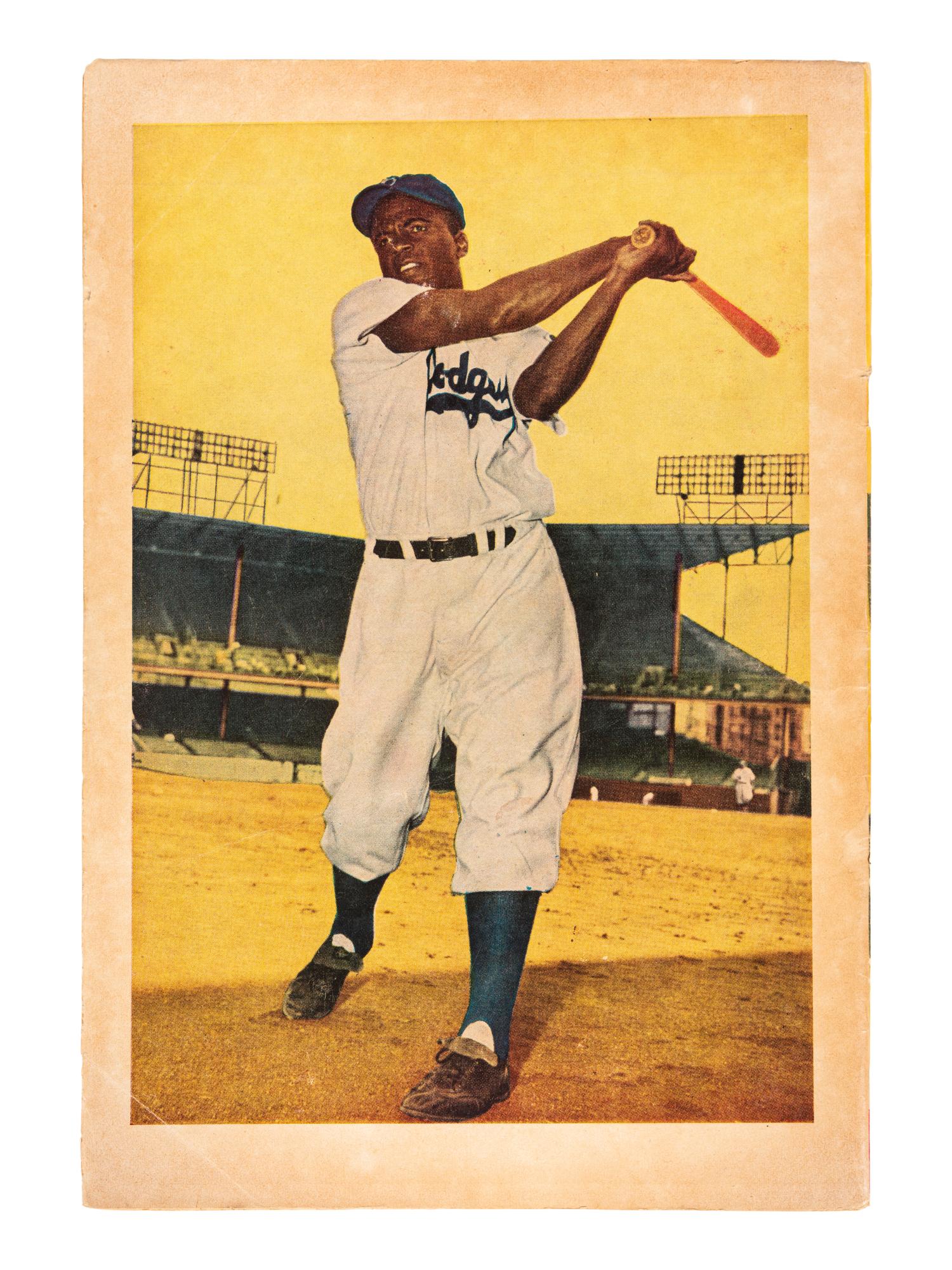 A 1952 Famous Plays of Jackie Robinson Comic Book (Fawcett)