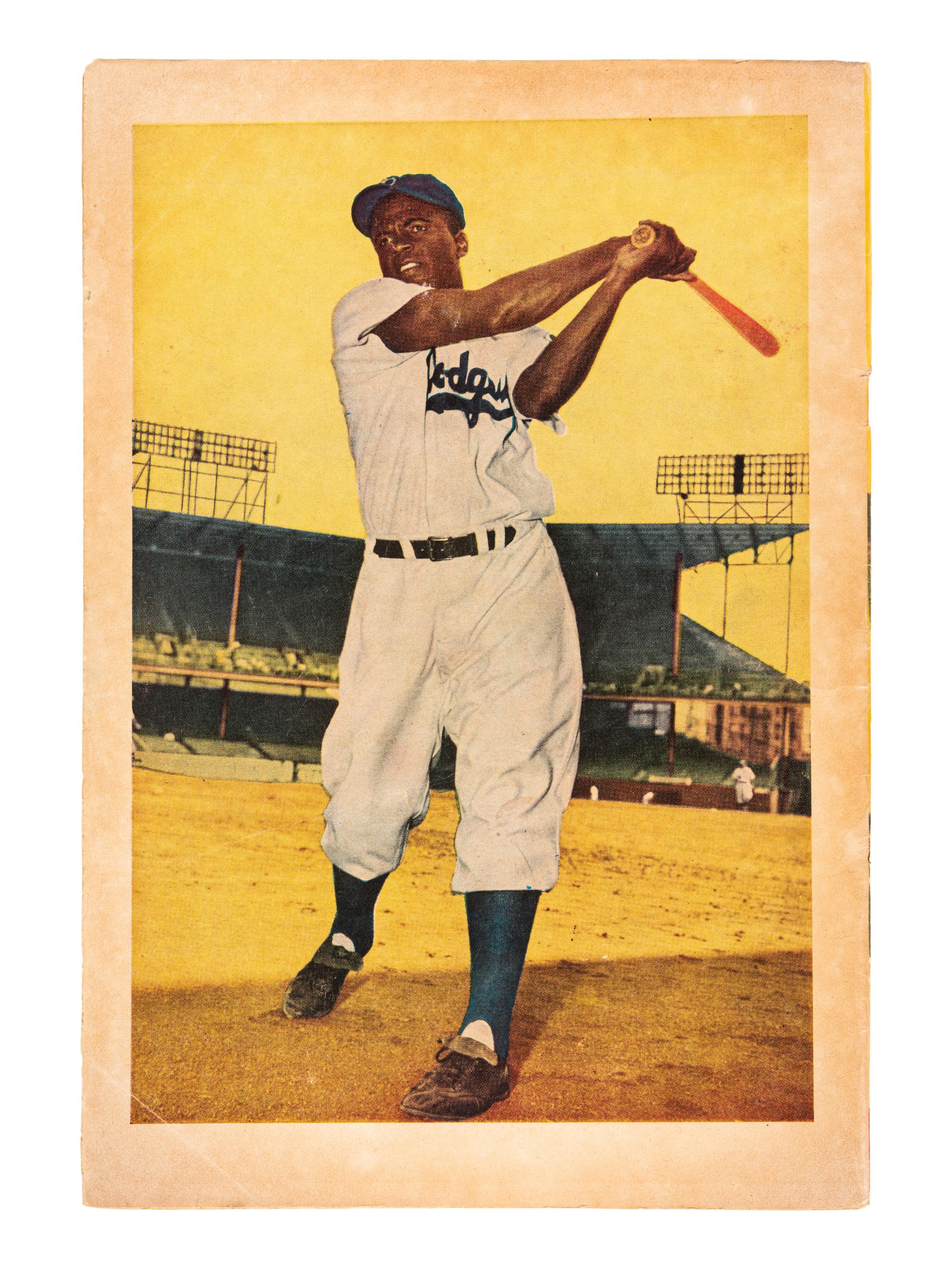 A 1952 Famous Plays of Jackie Robinson Comic Book (Fawcett)