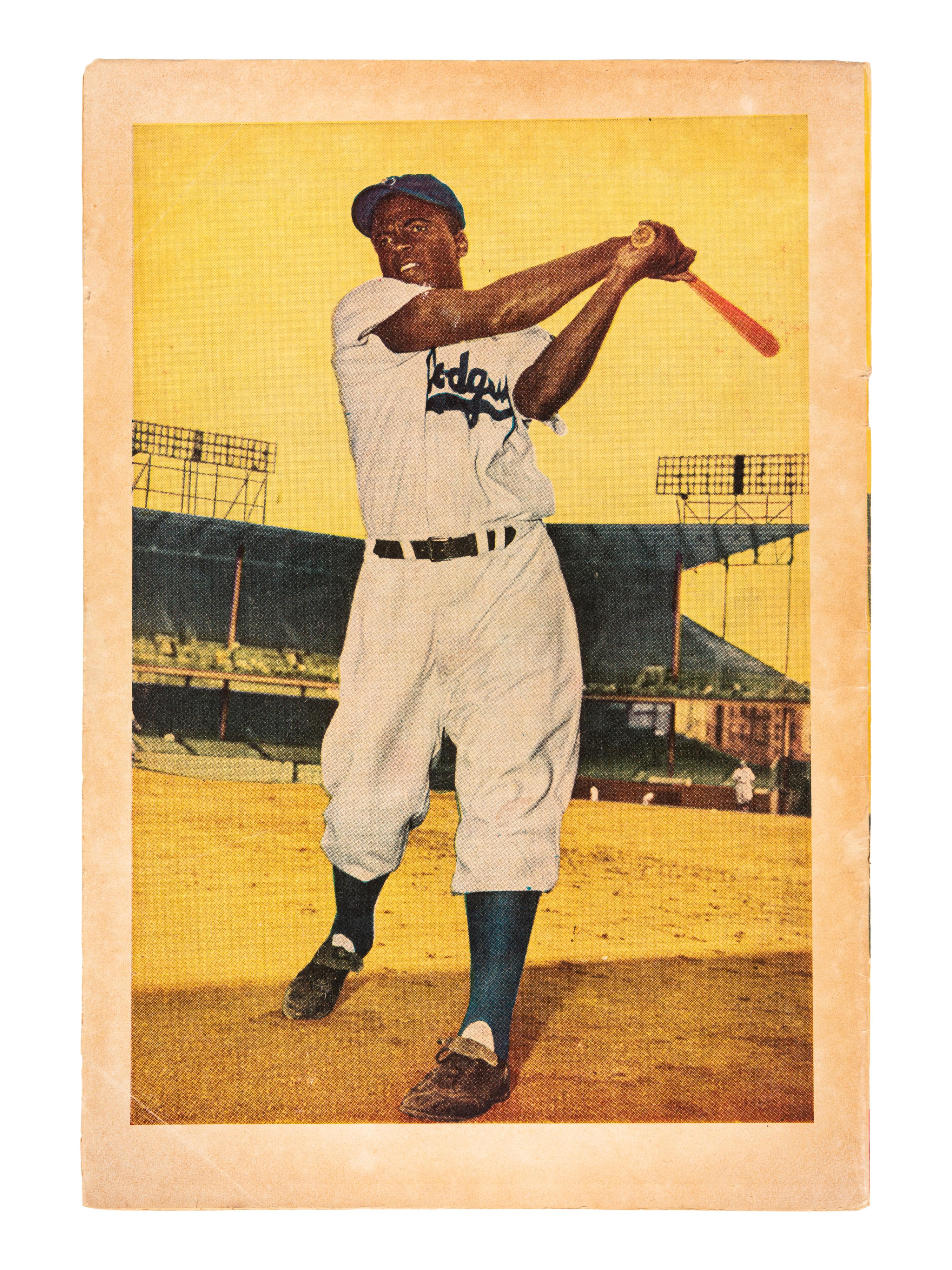 A 1952 Famous Plays of Jackie Robinson Comic Book (Fawcett)