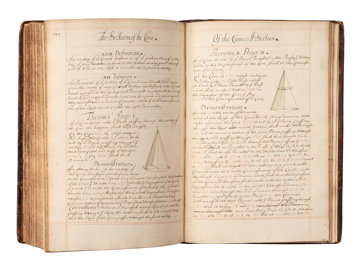 [MANUSCRIPT - MATHEMATICS]. Manuscript on arithmetic and algebra, beginning “Institutions of Arithmetick Byway of Preface…” [England, late 17th century].