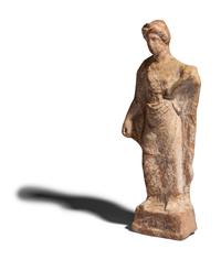 A Greek Terracotta Male Figure