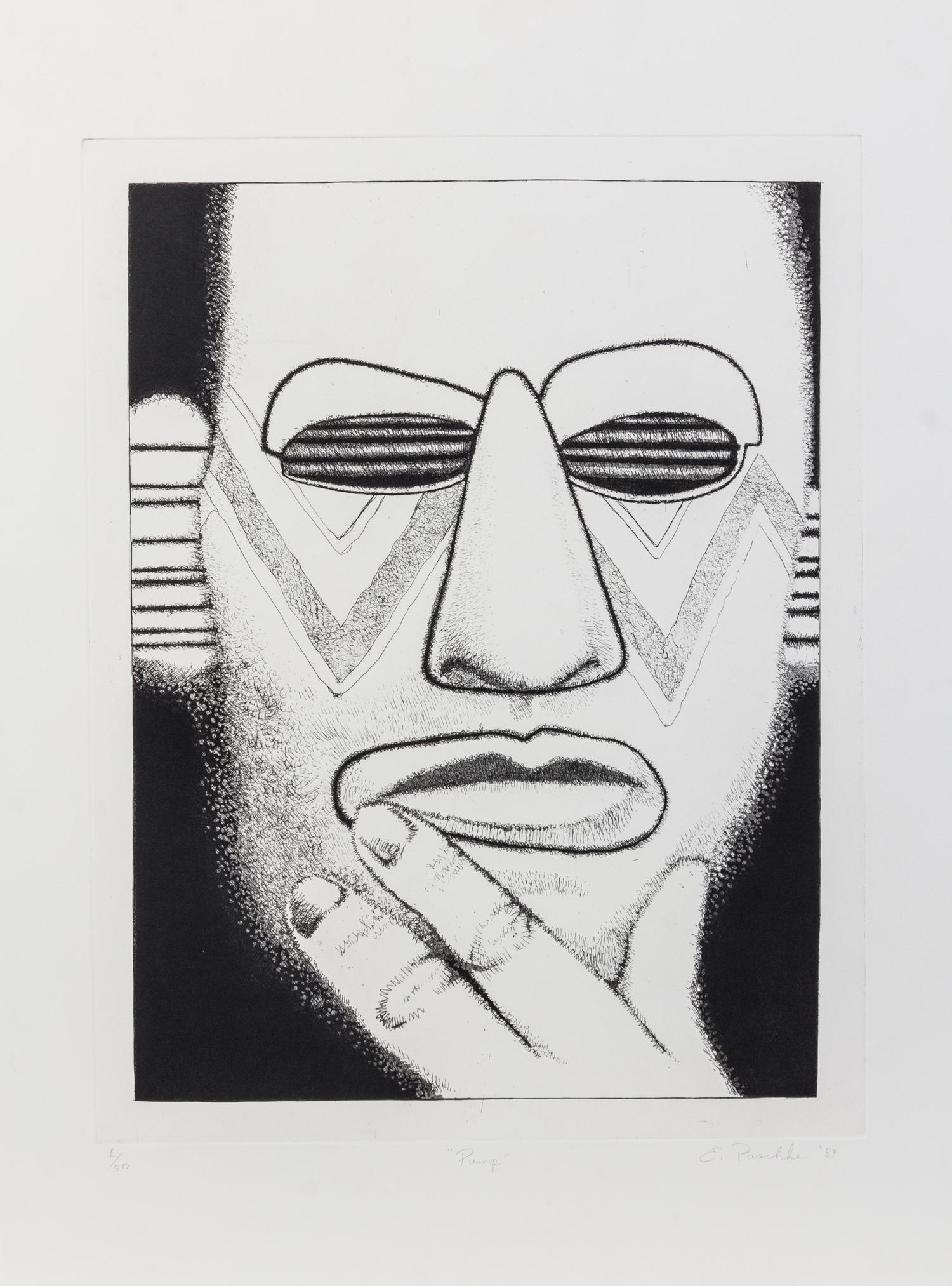 Ed Paschke, (American, 1939-2004), Pump, 1989