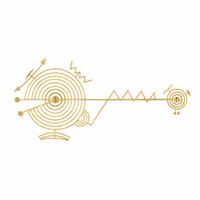 Wendy Ramshaw, Yellow Gold Wire Brooch