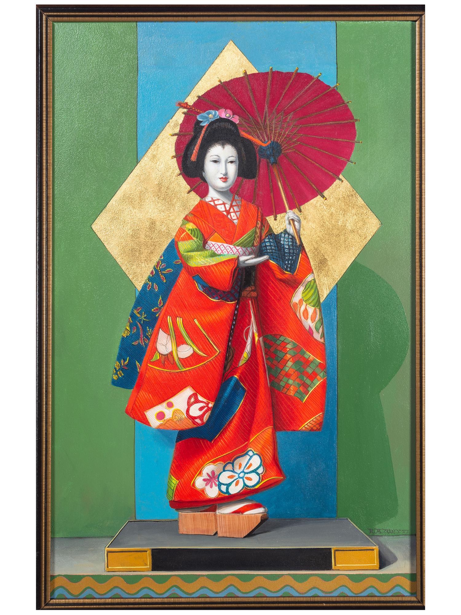 Geisha with Umbrella