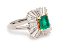Cartier, Emerald and Diamond Ballerina Ring
