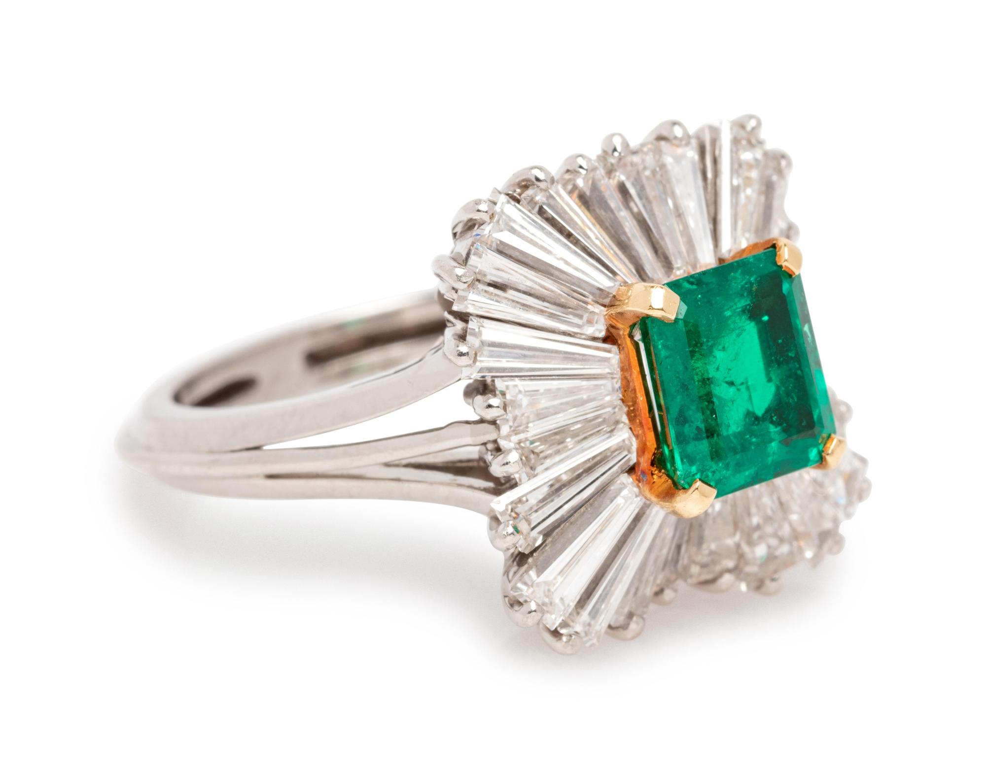 Cartier, Emerald and Diamond Ballerina Ring