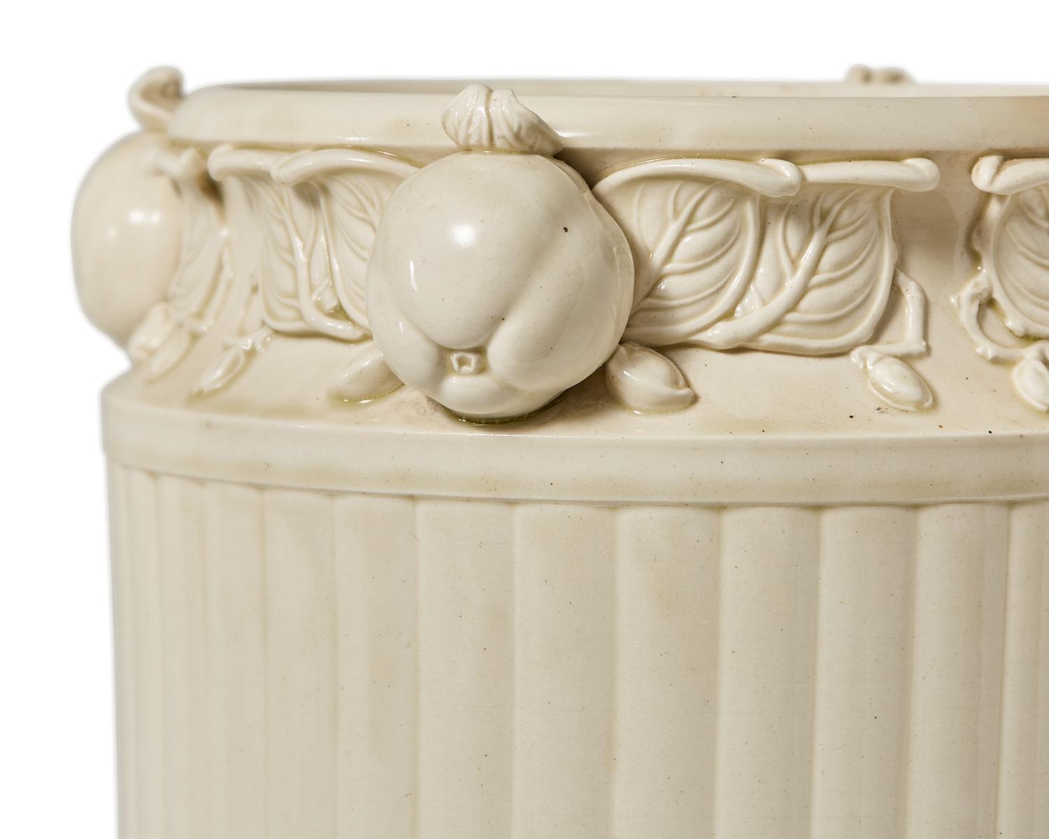 A Wedgwood Queensware 'Pomona' Footed Vase