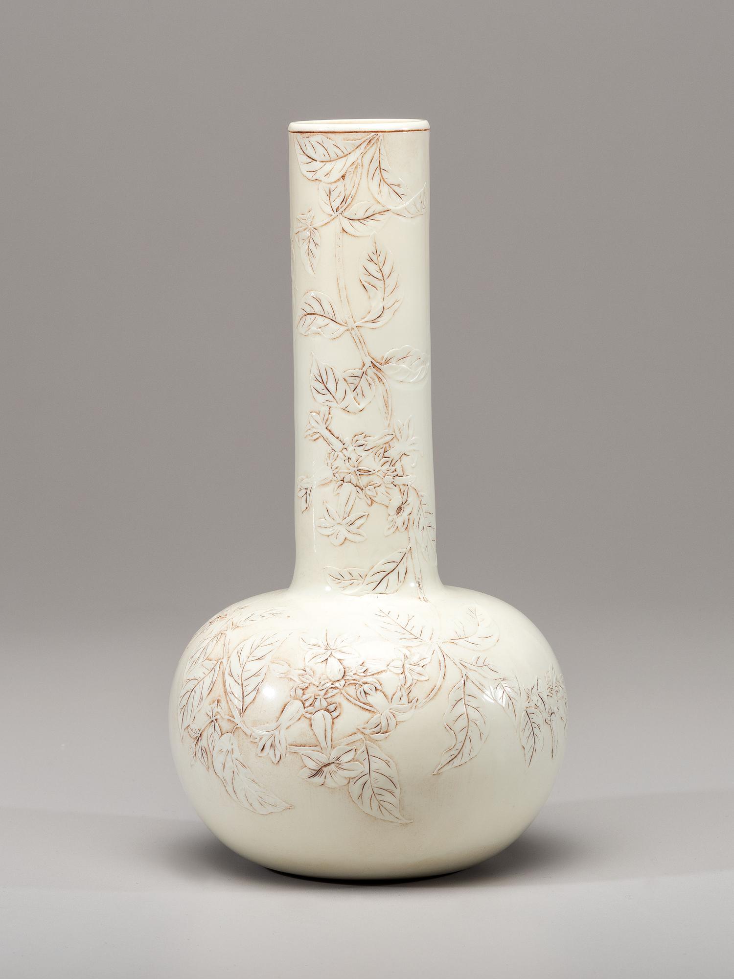 "Ivory" Bottle Vase, circa 1890