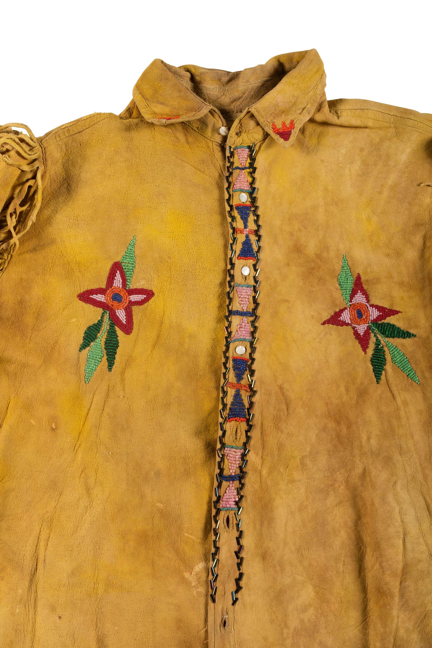 Northern Plains Beaded Hide Jacket