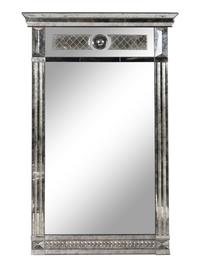 A Venetian Style Etched Glass Mirror