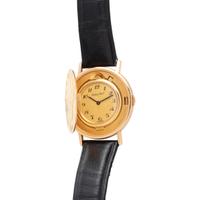 MATHEY TISSOT, 18K YELLOW GOLD COIN SURPRISE WRISTWATCH