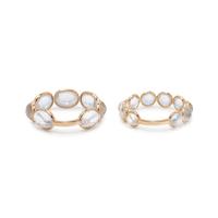 COLLECTION OF MOONSTONE RINGS