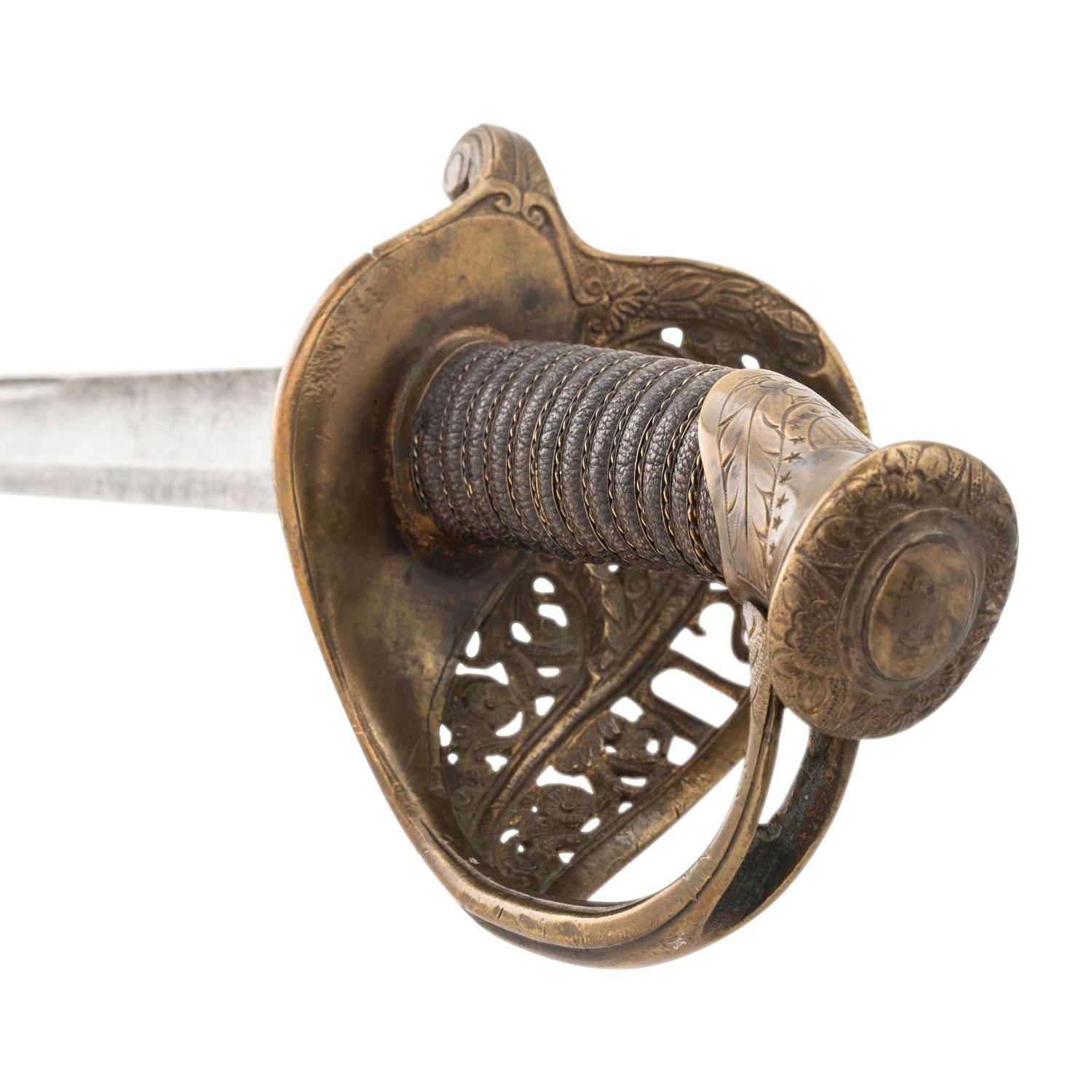 Imported US Model 1850 Staff & Field Officers Sword Retailer Marked by Staderman