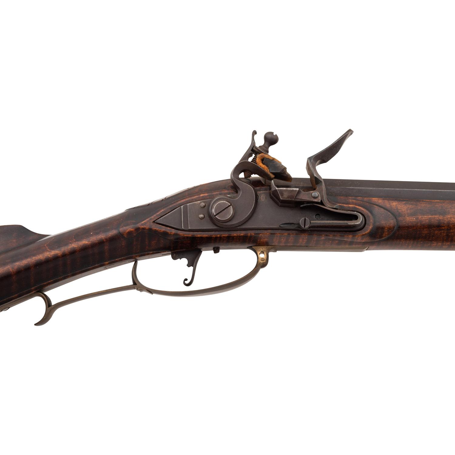 Contemporary Fullstock Flintlock Rifle by John Bivens