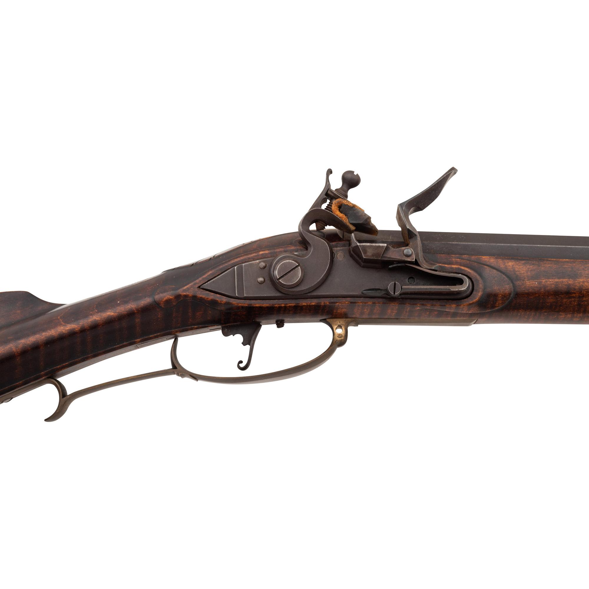 Contemporary Fullstock Flintlock Rifle by John Bivens