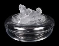 A Lalique Capucines Bowl and Another Lalique Bowl