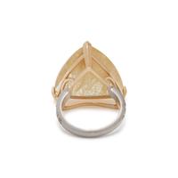 RUTILATED QUARTZ AND DIAMOND RING