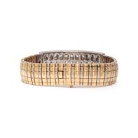 BICOLOR GOLD AND DIAMOND BRACELET