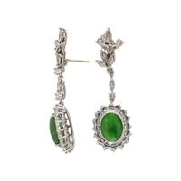 JADEITE JADE AND DIAMOND SET