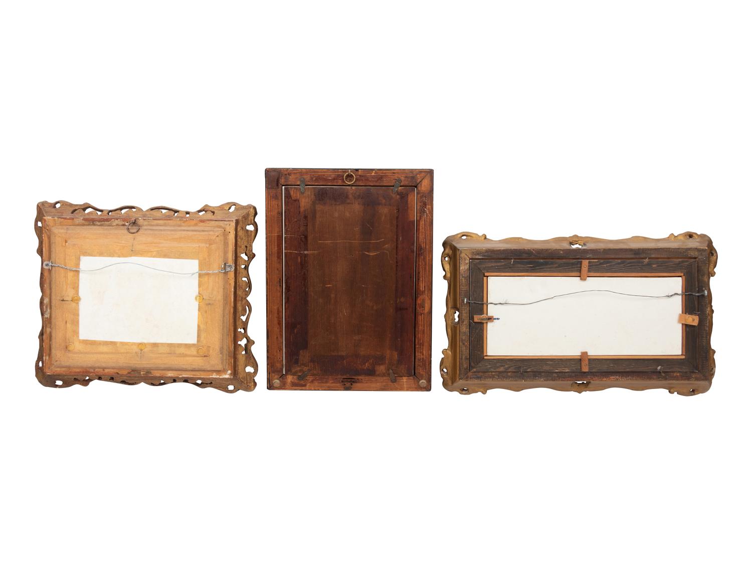 Three Continental Porcelain Plaques