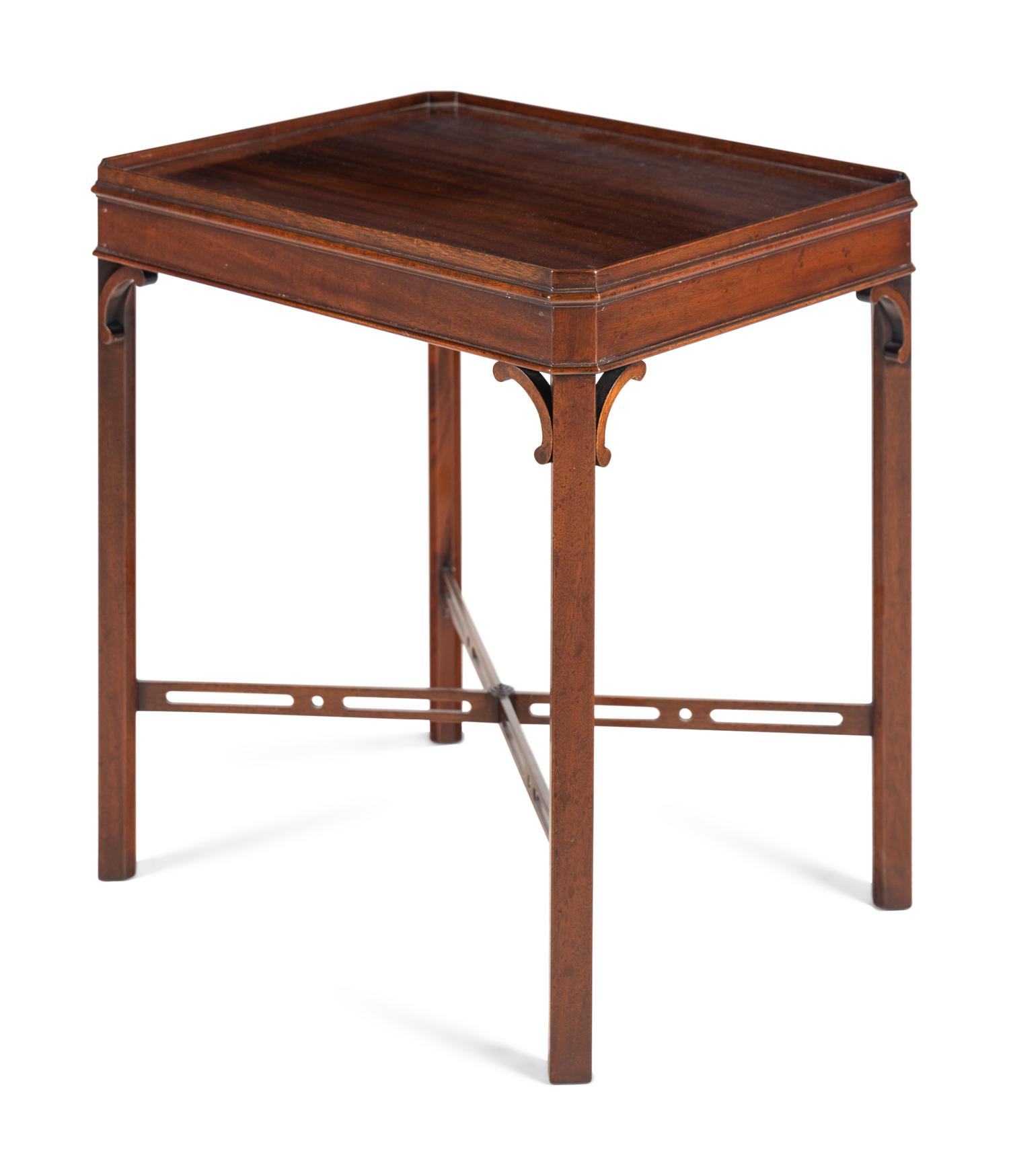 A Pair of English Mahogany Side Tables