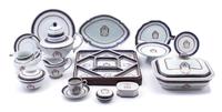 A Chinese Export Porcelain Part Dinner Service