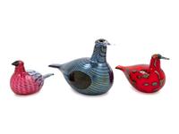 Collection of Three Birds Iittala, Finland