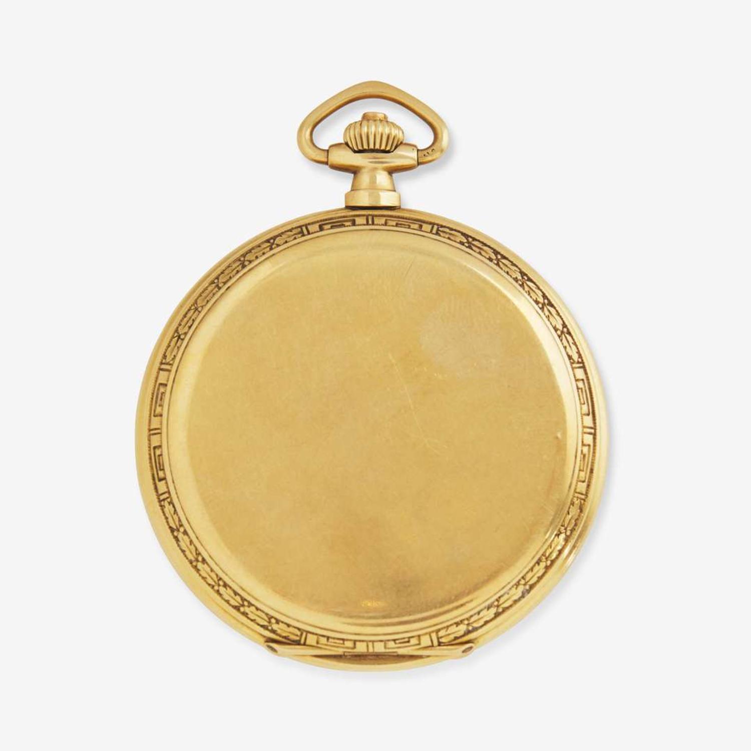 A 14K Yellow Gold A. Lange & Sohne Glashutte Pocket Watch c.1870s