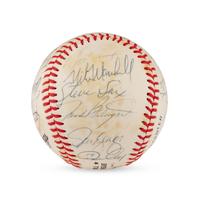 A 1982 Los Angeles Dodgers Team Signed Autograph Baseball (Beckett Authentication Services)