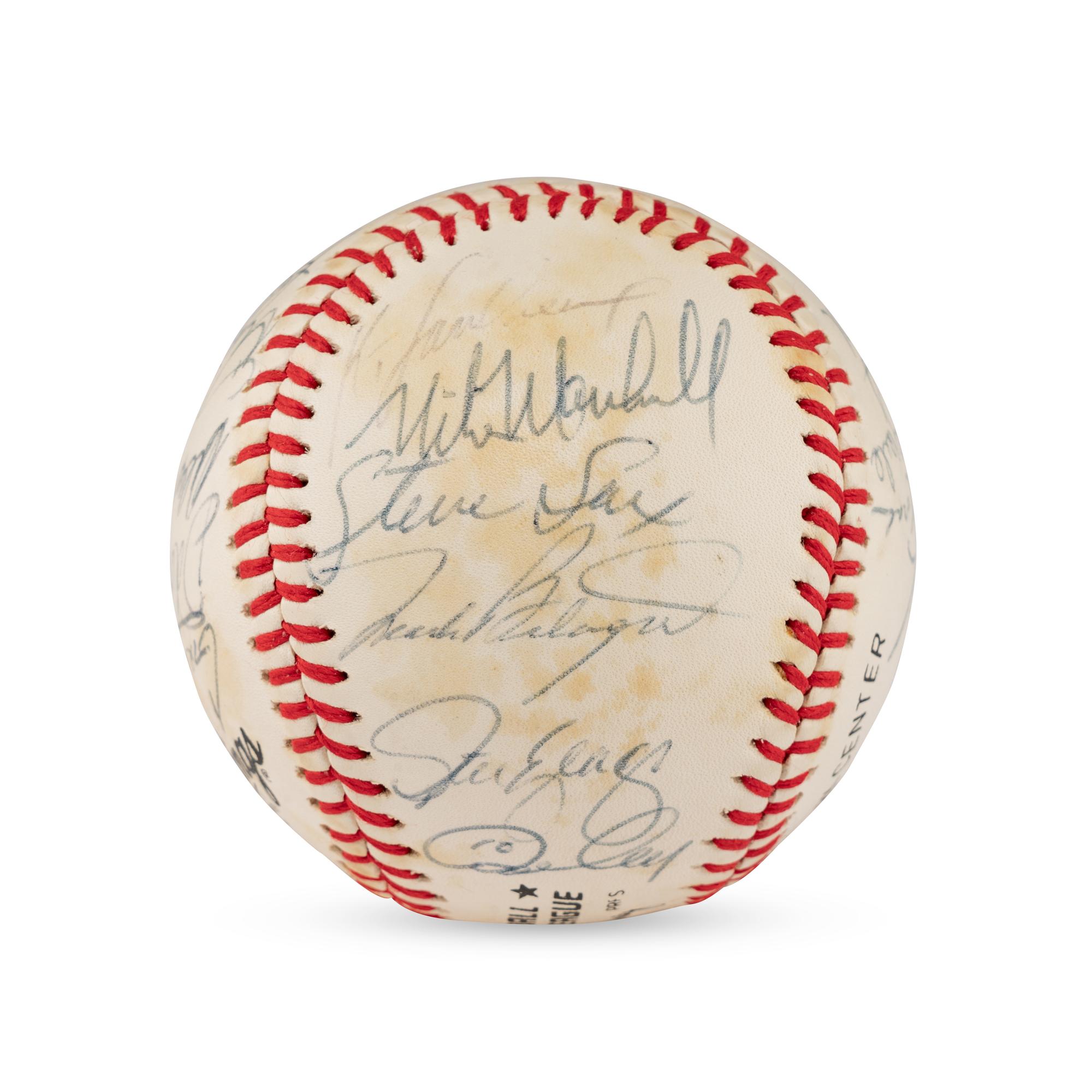 A 1982 Los Angeles Dodgers Team Signed Autograph Baseball (Beckett Authentication Services)