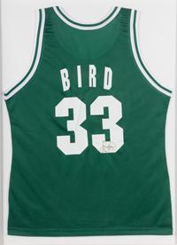 A Larry Bird Signed Autograph Boston Celtics Jersey,