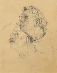 Denys Wortman, (American, 1887-1958), Study for "Portrait of Thomas Hart Benton"