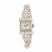 Glycine, Retro, Diamond and Platinum Watch