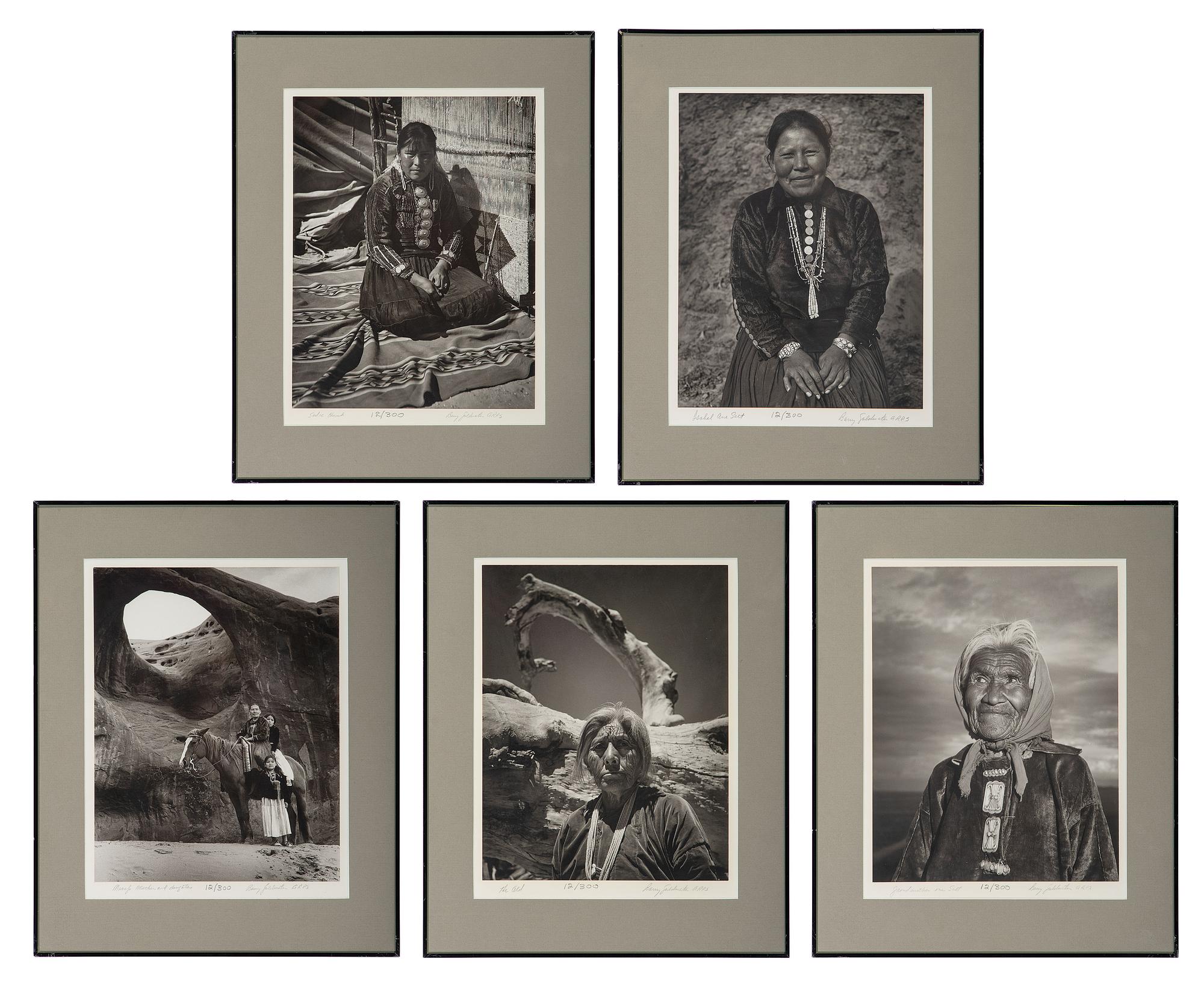 GOLDWATER, Barry (1909-1998), photographer. Collection of 9 photographs of Native American subjects.