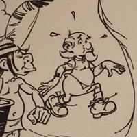 An Al Capp Print on Canvas 28" W x 24" H — United States, Circa 1970
