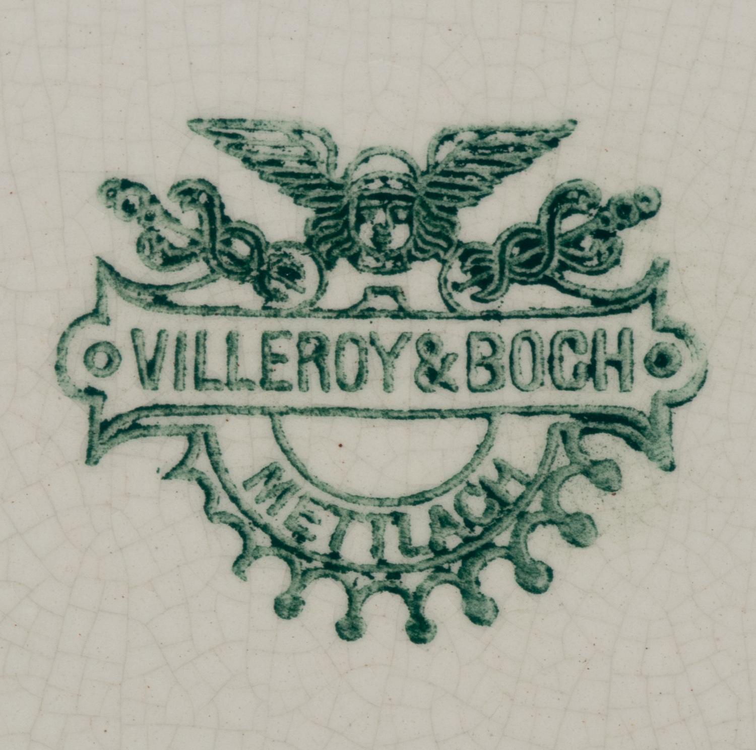 A Pair of Villeroy and Boch Glazed Earthenware Chargers