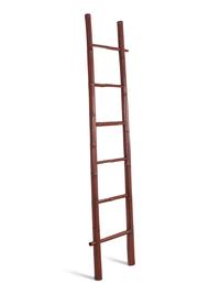A Red Painted Bamboo Ladder
