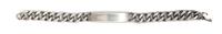 A Silver Curb Link ID Bracelet, William Spratling, 31.10 dwts.