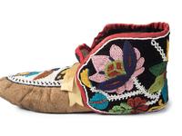 Great Lakes Beaded Moose Hide Moccasins