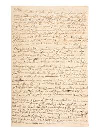 [WAR OF 1812]. Letter relaying news of violence on the frontier, Tory sympathizers, and battlefront reports. "Westmore Land," [Oneida County], [New York]. 28 June 1812.