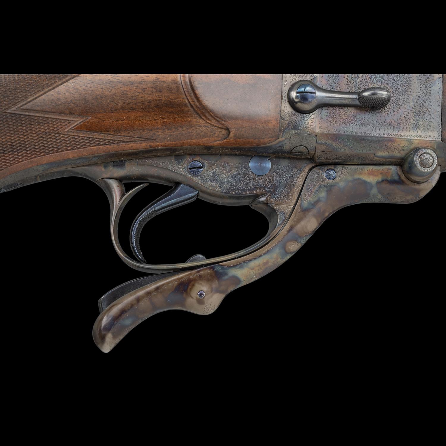 *George Gibbs Number 1 Farquharson Action Rifle in 7x57mmR Rebuilt by Stephen Heilmann and Darwin Hensley
