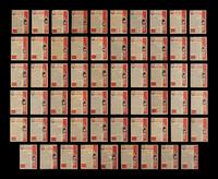 A Partial Set of 1957-58 Topps Basketball Cards (58/80)